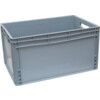 Euro Container, Plastic, Grey, 600x400x220mm thumbnail-0