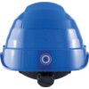 Safety Helmet With 6 Point Harness, Blue, ABS, Vented, Reduced Peak, Includes Side Slots thumbnail-2