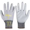 Cut Resistant Gloves, 18 Gauge Cut D, Size 8, Grey, Polyurethane Palm, EN388: 2016 thumbnail-0