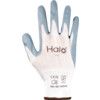 Mechanical Hazard Gloves, Grey/White, Nylon Liner, Nitrile Coating, EN388: 2016, 3, 1, 3, 2, X, Size 8 thumbnail-1