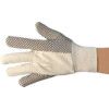 General Handling Gloves, Black/White, PVC Coating, Cotton Liner, Size 10 thumbnail-0