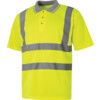 Hi-Vis Polo Shirt, Yellow, Small, Short Sleeve, EN20471 thumbnail-0