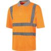 Hi-Vis Polo Shirt, Orange, Large, Short Sleeve, EN20471 thumbnail-0