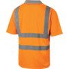 Hi-Vis Polo Shirt, Orange, Large, Short Sleeve, EN20471 thumbnail-1