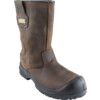 Rigger Boots, Size, 5, Brown, Leather Upper, Steel Toe Cap thumbnail-0