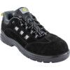 Safety Trainers, Black, Leather Upper, Composite Toe Cap, S1P, Size 4 thumbnail-0