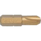 1/4in. Hex Drive TiN Coated Screwdriver Bits, Crosspoint thumbnail-1