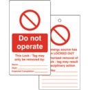 Lockout Warning Tags - Double-Sided thumbnail-2
