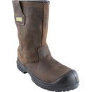 Water Resistant Safety Rigger Boots, Brown thumbnail-0