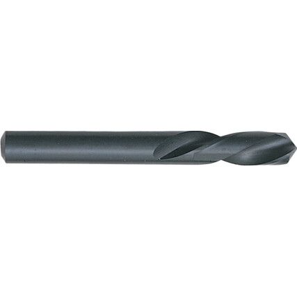 S100, Stub Drill, 11/32in., High Speed Steel, Black Oxide