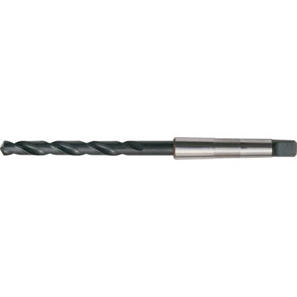T100, Taper Shank Drill, MT2, 18.5mm, High Speed Steel, Standard Length