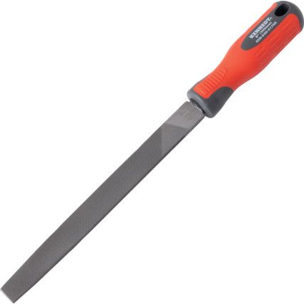 250mm (10") Flat Smooth Engineers File With Handle