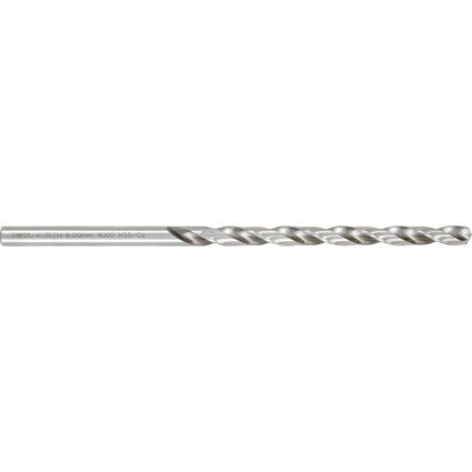4000, Long Series Drill, 6.5mm, Long Series, Straight Shank, Cobalt High Speed Steel, Uncoated