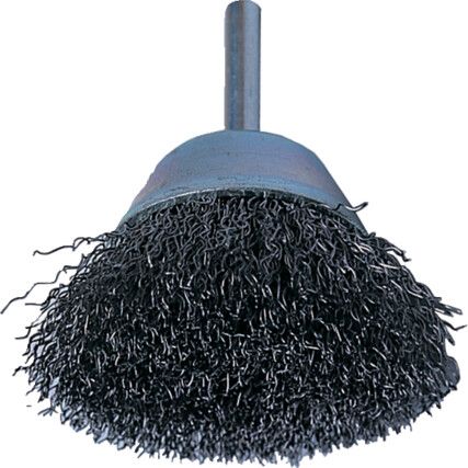 30SWG Shaft Mounted Cup Brush 70 x 15mm
