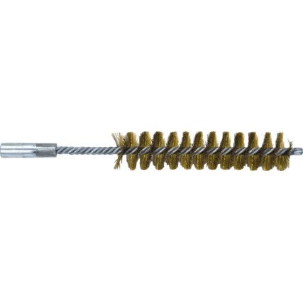 3/4in Double Spiral Power Brush c/w Universal - Brass.