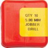 Jobber Drill, 5mm, Normal Helix, High Speed Steel, Black Oxide thumbnail-3
