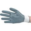 Mechanical Hazard Gloves, Grey/White, Nylon Liner, Nitrile Coating, EN388: 2003, 4, 1, 3, 2, Size 7 thumbnail-1