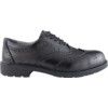 Safety Shoes, Unisex, Black, Leather Upper, Composite Toe Cap, S3, SRC, Size 7 thumbnail-1