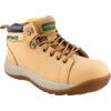 Mens Safety Boots Size 6, Tan, Leather, Steel Toe Cap thumbnail-0