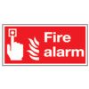 Fire Alarm Rigid PVC Sign 400mm x 200mm thumbnail-0