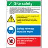 Site Safety Health and Safety Rigid PVC Sign - 600 x 800mm thumbnail-0