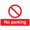 No Parking Rigid PVC Sign 600mm x 450mm thumbnail-0