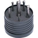 Carbide Plain Shank Slot Drill Sets - 6 Piece  thumbnail-0