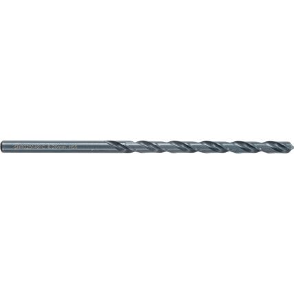 L100, Long Series Drill, 6.2mm, Long Series, Straight Shank, High Speed Steel, Steam Tempered