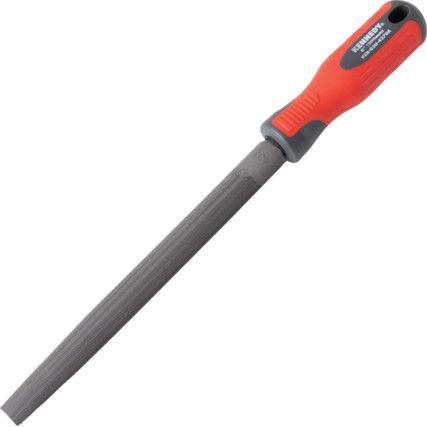 150mm (6") Half Round Smooth Engineers File With Handle