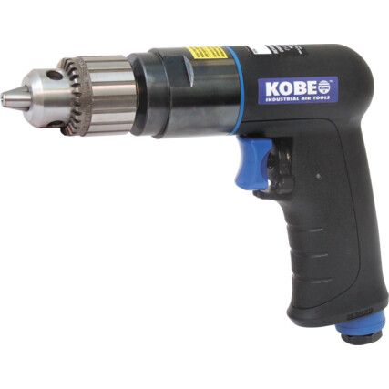 B2834, Air Drill, Air, 1800rpm, Keyed, 1 to 10mm, 1/4in., 373W