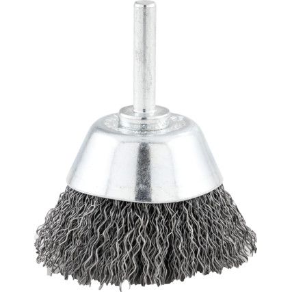 30SWG Shaft Mounted Cup Brush 50 x 50mm