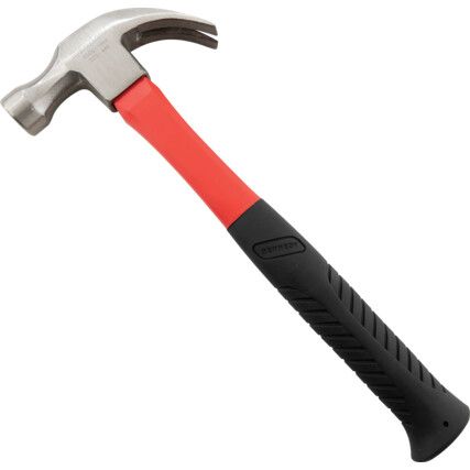 Claw Hammer, 16oz., Fibreglass Shaft, Anti-vibration