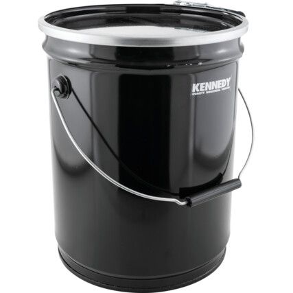 Pail, 12.5L, Metal, Compatible with Grease