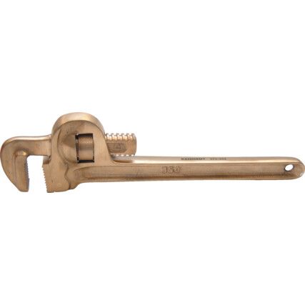 60mm, Leader Pattern, Non-Sparking Pipe Wrench, 450mm