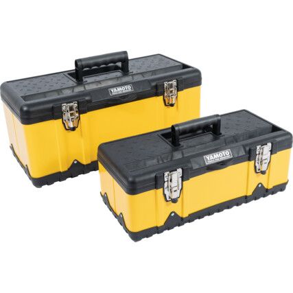 Tool Boxes, (L) 582mm x (W) 238mm x (H) 178mm, Set of 2