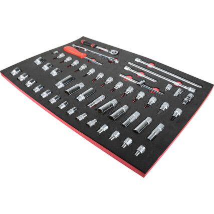 50 Piece Tool Kit in Foam Inlay for Tool Cabinets