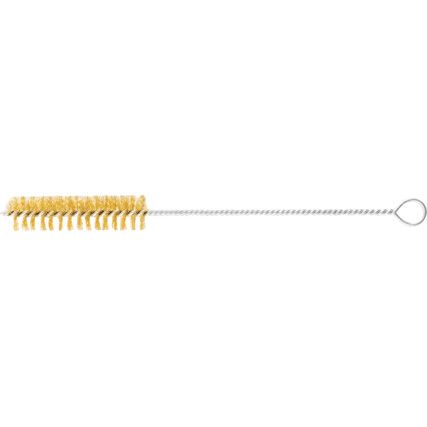 25mm Diameter Brass Wire Bottle Brush, Twisted Wire Handle