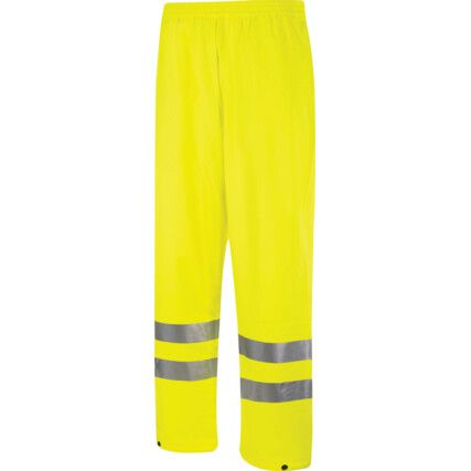 Hi-Vis Breathable Trousers, EN20471, Yellow, Small