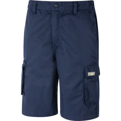 Cargo Shorts, Navy Blue, 30" Waist, Polycotton