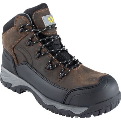 Womens Safety Boots, Size, 3, Brown